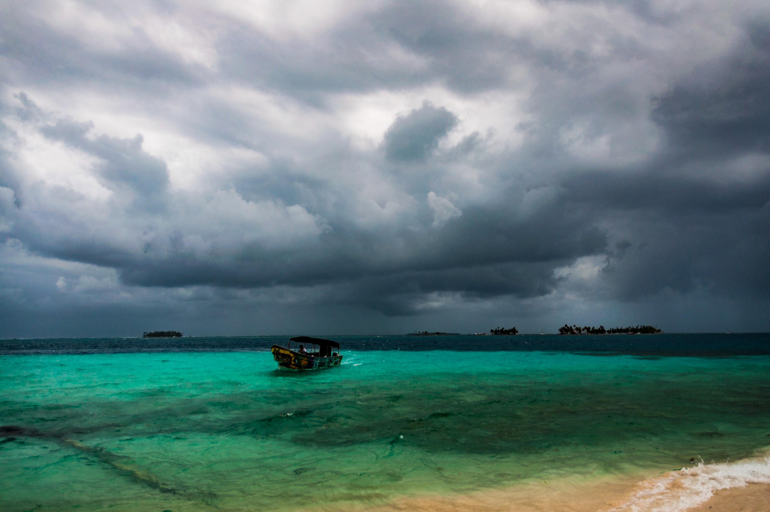 Storms, says Davies, are getting stronger. Along with the increase of the volume of the oceans (due to the melting of polar ice and thermal expansion), warmer oceans make for stronger and more frequent storms. It’s estimated that the San Blas will be completely submerged by 2030, yet Davies and his mother say they have no plans to move back to mainland Panama.