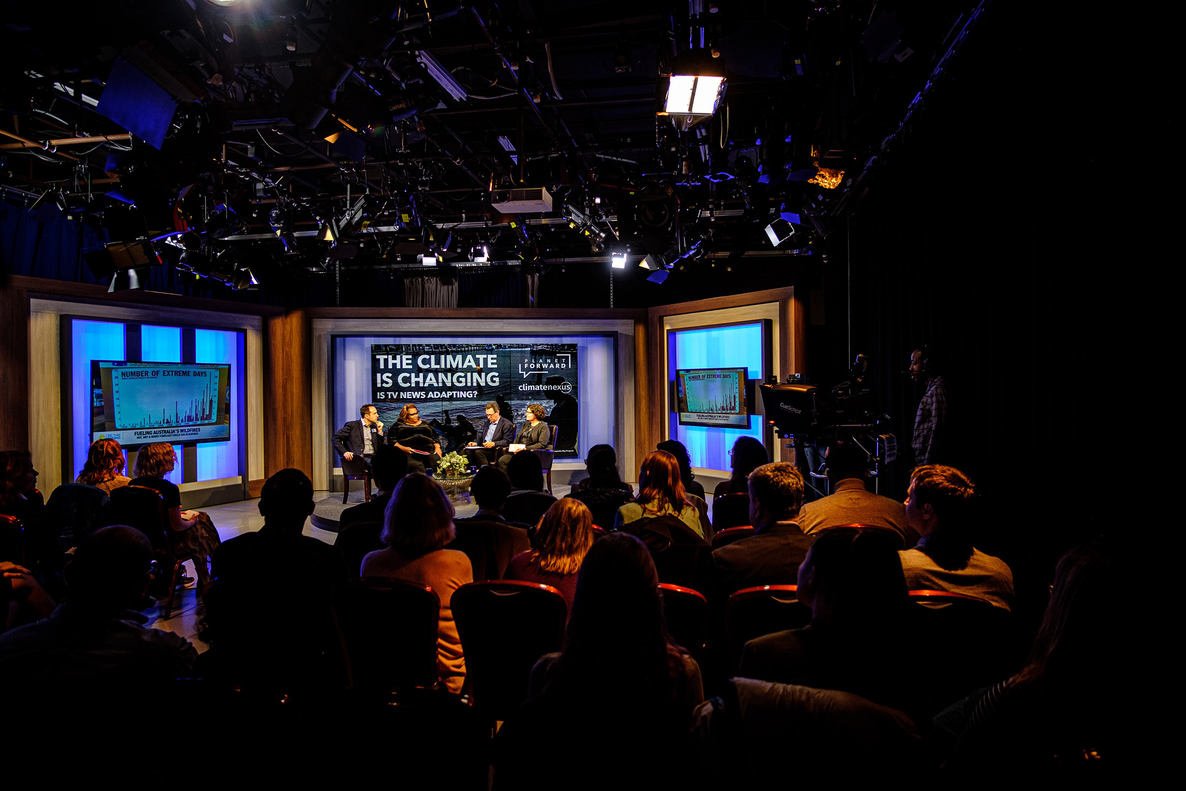 It was a full house for the lively discussion.