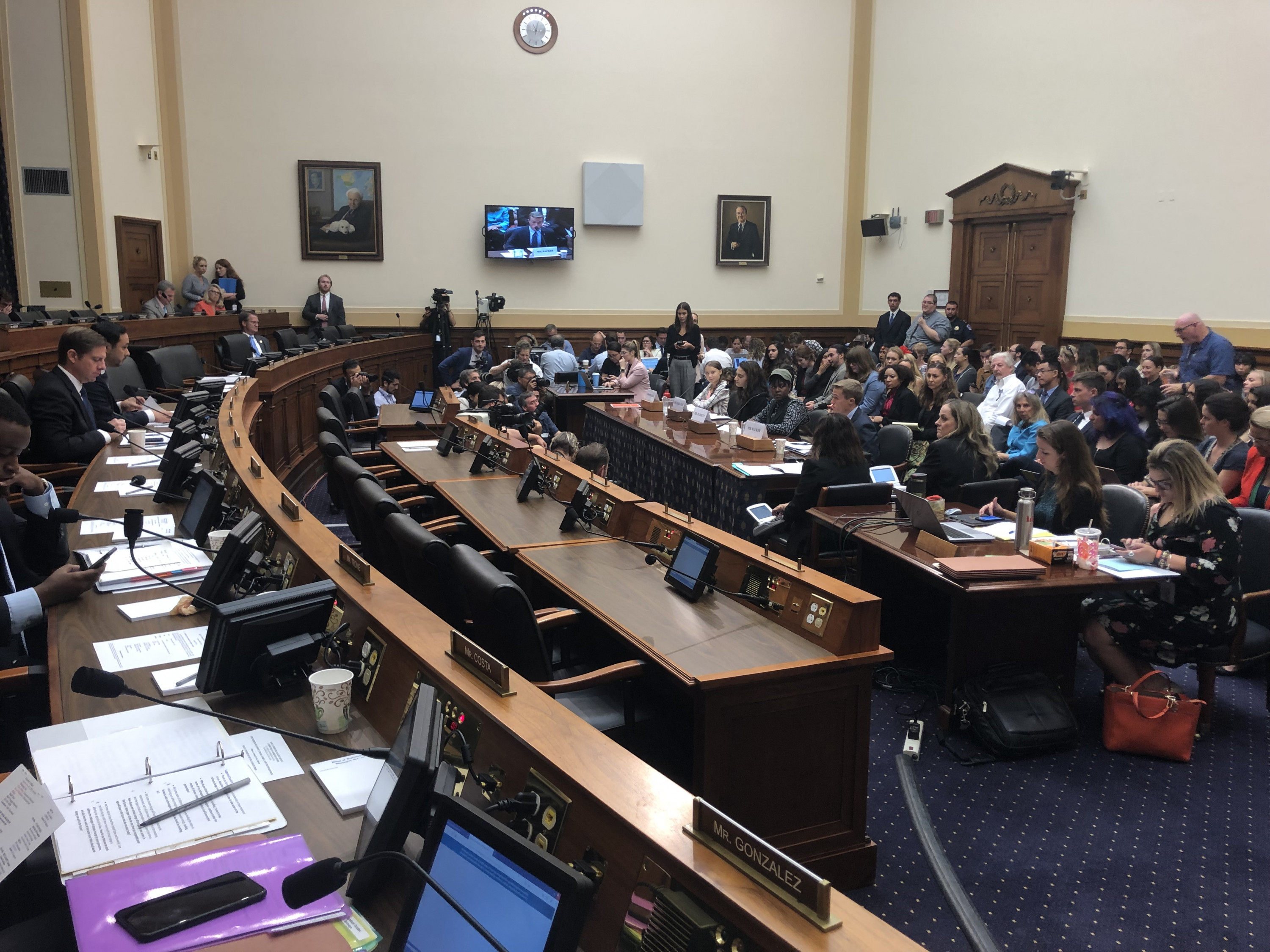 The Youth Climate Activist Hearing on the Hill.