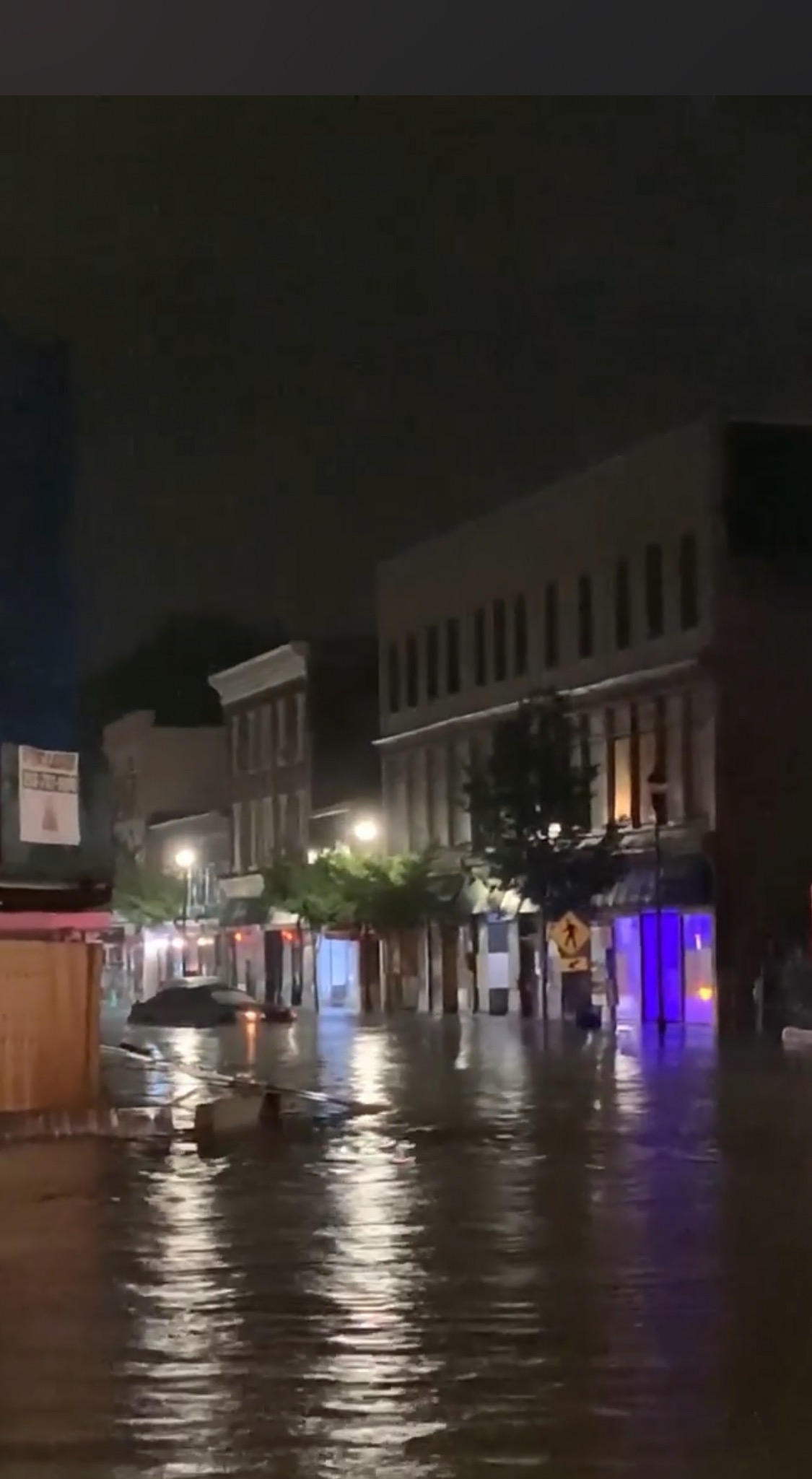 Main Street experiencing unprecedented flooding after Hurricane Ida