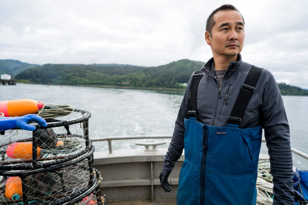 CS Fishery fisherman Jeff Wong looks out to sea off the coast of northern Oregon. (Photo courtesy of Jeff Wong)