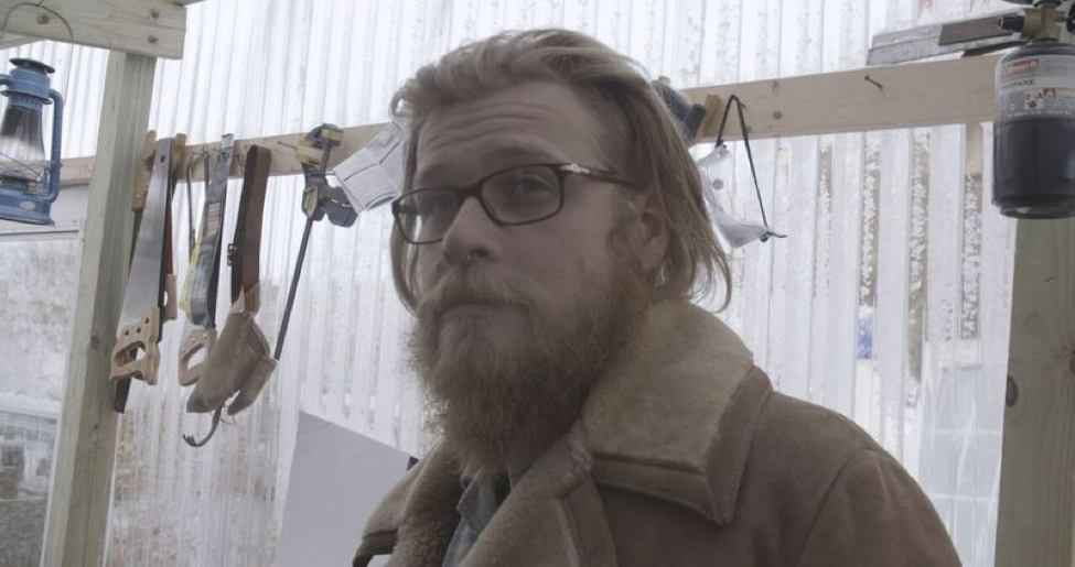 Wade F. Lucas is one of the natural builders working on the straw-bale school.