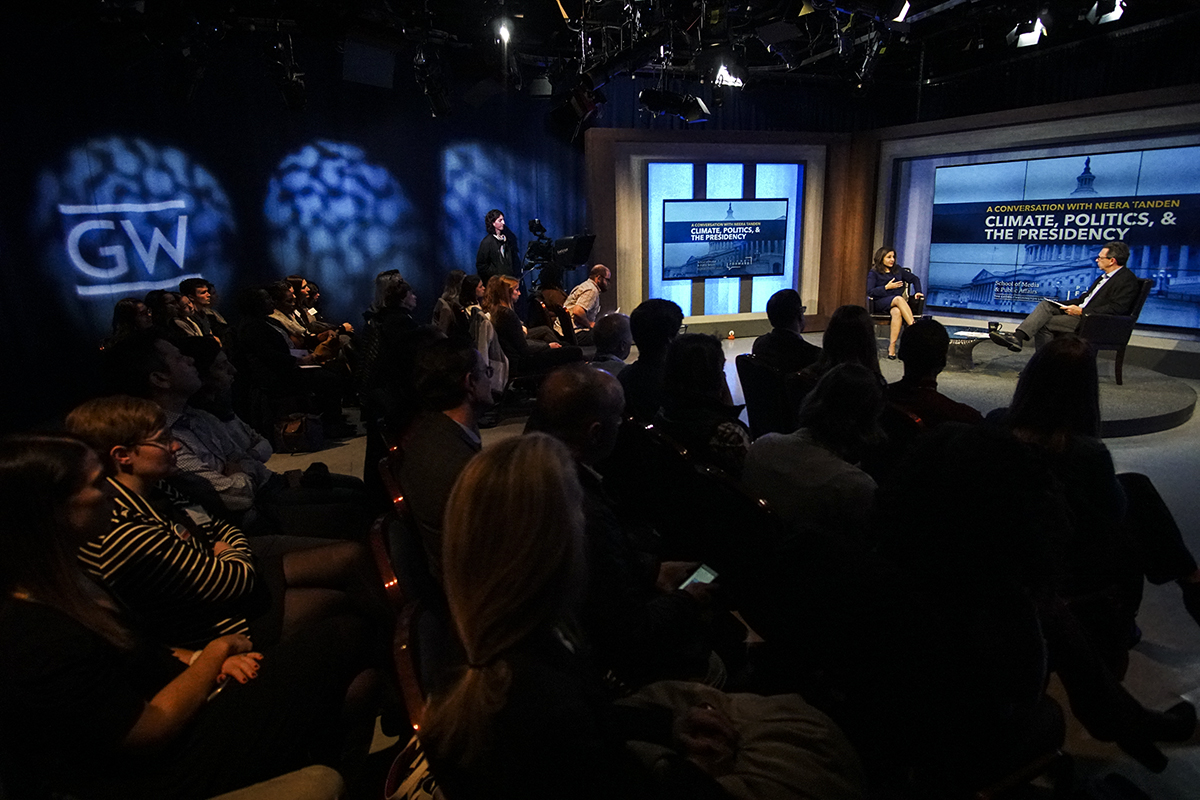 “The best leaders recognize an existing challenge but also lead people down a road on how to solve that problem,” Neera Tanden said. (Kim Ossi/Planet Forward)