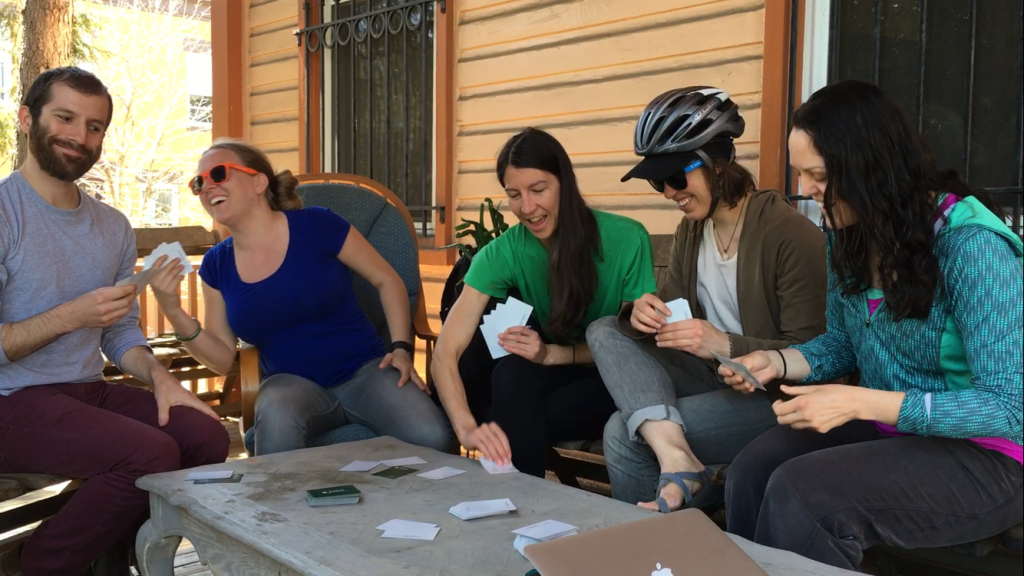 People enjoying a game of Wilted Green. (Photos courtesy of Josh Lasky)