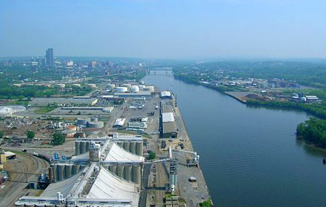 They also focus on reducing greenhouse gases and air pollutants, and they examine the community impacts of the port.