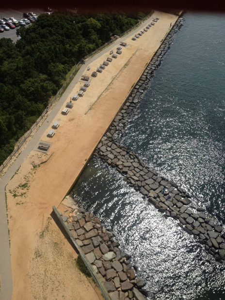 An aerial view of Barnegat Lighthouse State Park in 2013.