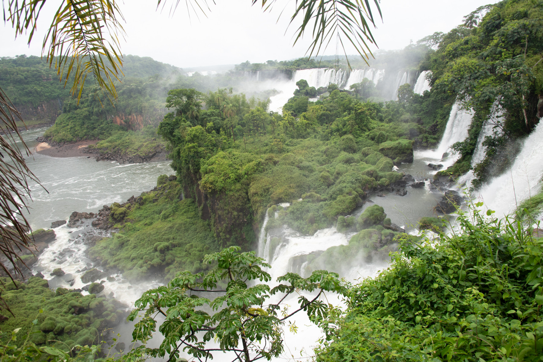 Isla San Martin in Iguazú National Park in Argentina