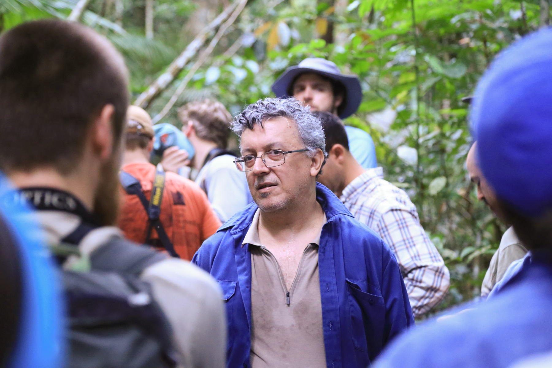 rainforest scientists in the Amazon